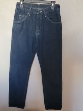 Wrangler Men's Navy Slim Straight Jeans